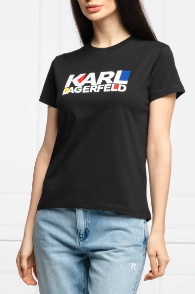 Tričko Bauhaus | Regular Fit Karl Lagerfeld černá