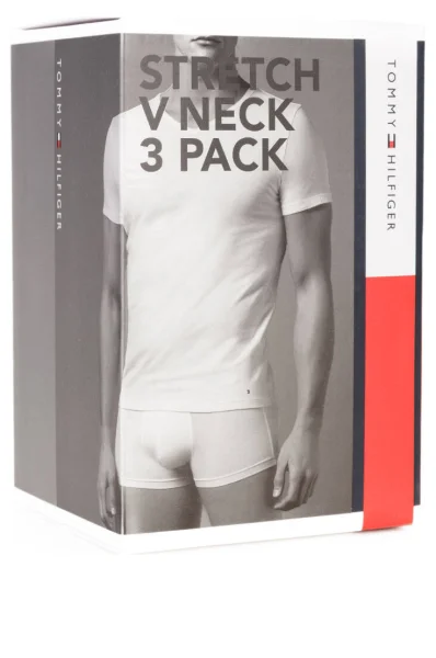 Tričko 3-pack | Slim Fit Tommy Hilfiger černá