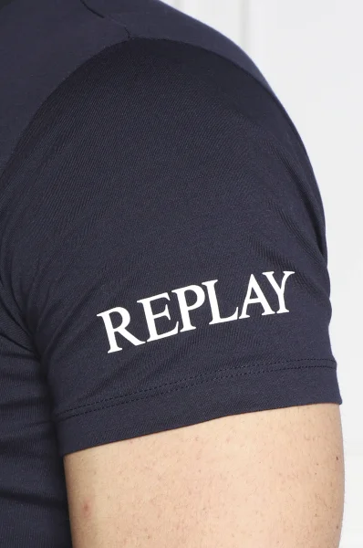 Tričko | Regular Fit Replay tmavě modrá