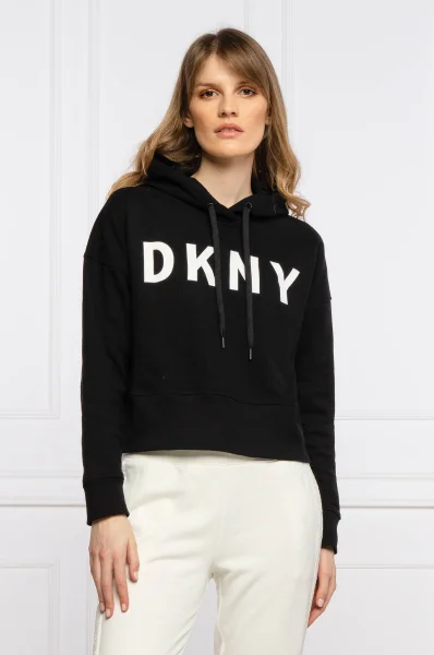 Mikina EXPLODED | Cropped Fit DKNY Sport černá