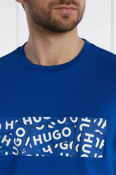 Tričko Nalayo | Regular Fit Hugo Blue chrpový