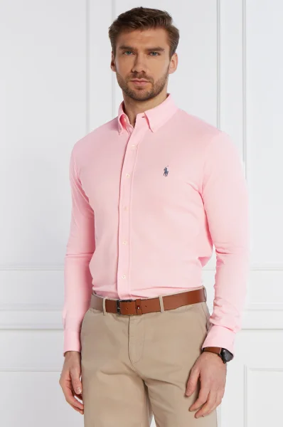 Košile | Regular Fit | pique POLO RALPH LAUREN růžová