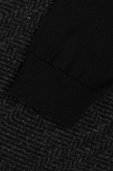 Vlněný svetr Notto BOSS BLACK grafitově šedá