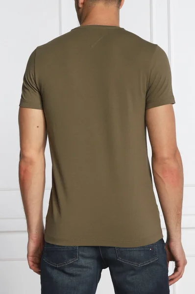 T-shirt | Slim Fit Tommy Hilfiger khaki