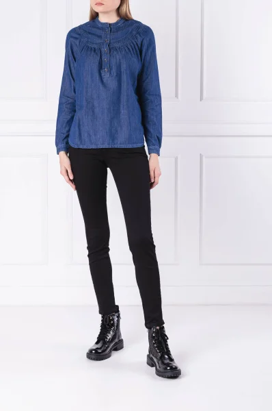 Košile ALICIA | Regular Fit | denim Pepe Jeans London modrá