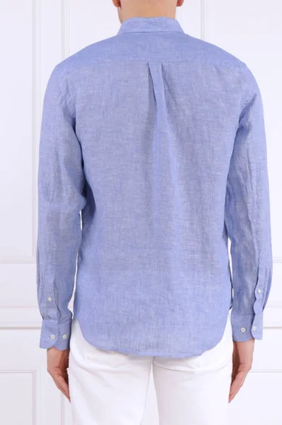 Lněná košile | Regular Fit Oscar Jacobson modrá