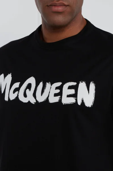 Tričko | Regular Fit Alexander McQueen černá