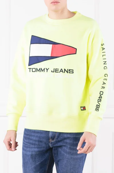 Mikina TJM 90s | Regular Fit Tommy Jeans limetkově zelený