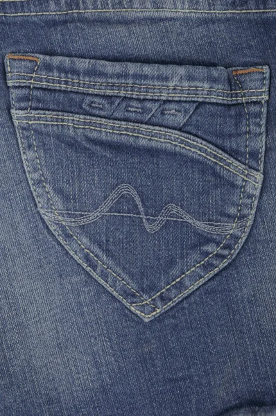 Šortky Ripple | low waist | Slim Fit Pepe Jeans London modrá