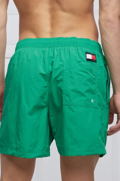 Koupací šortky | Slim Fit Tommy Hilfiger zelený