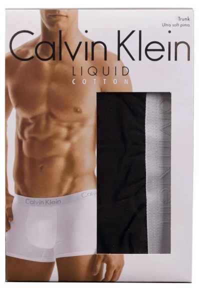 Boxerky Liquid Calvin Klein Underwear černá