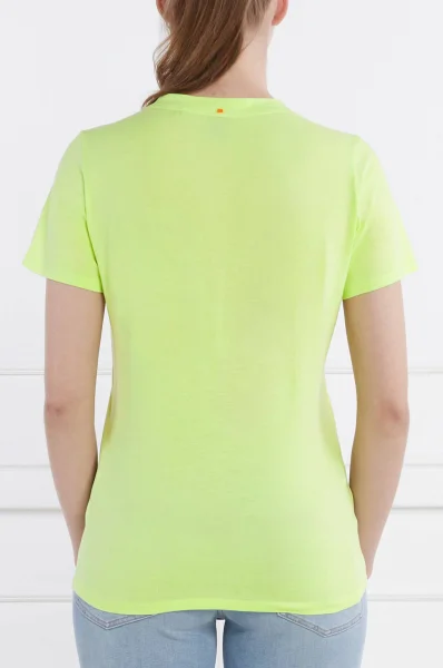 Tričko C_ELOGO_5 | Regular Fit BOSS ORANGE limetkově zelený