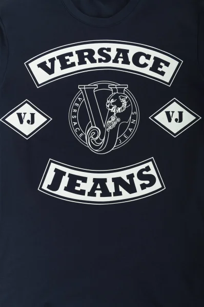 TRIČKO Versace Jeans tmavě modrá