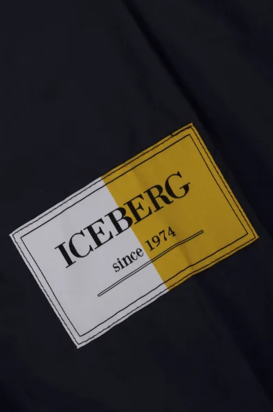 Oboustranná bunda bomber Iceberg tmavě modrá