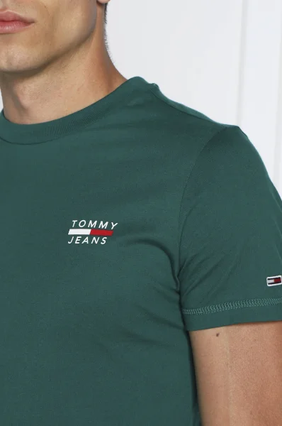 Tričko | Slim Fit Tommy Jeans zelený