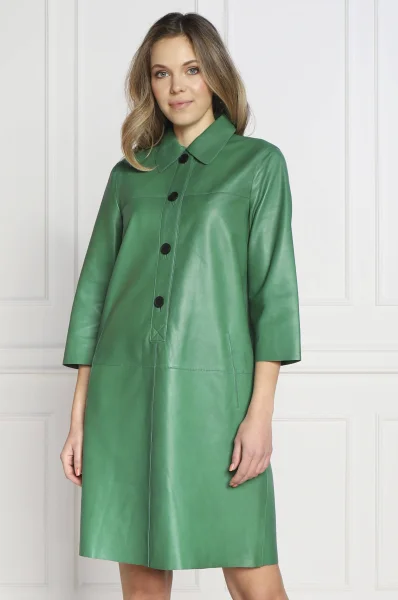 Kůžoná šaty RIANI zelený