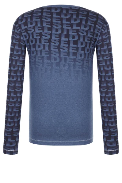 Pyžamové tričko s dlouhým rukávem Umlt-Justin Diesel tmavě modrá