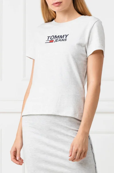 Tričko TJW LOGO | Regular Fit Tommy Jeans šedý