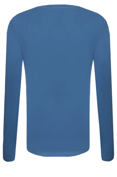 Tričko s dlouhým rukávem CN TEE Tommy Hilfiger modrá