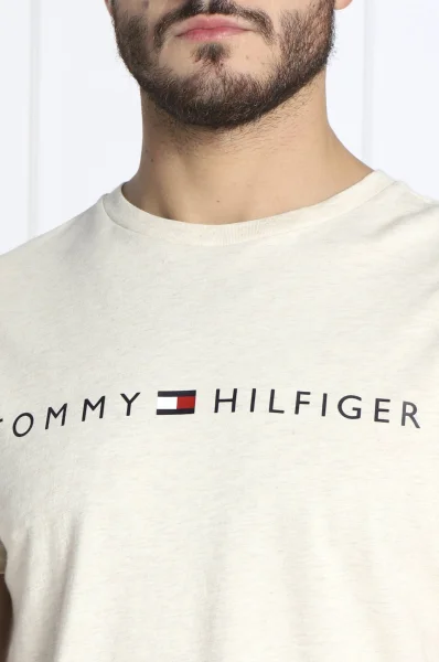 Tričko FLAG | Regular Fit Tommy Hilfiger béžová