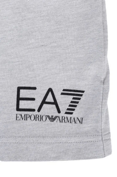 Tričko s dlouhým rukávem EA7 popelavě šedý
