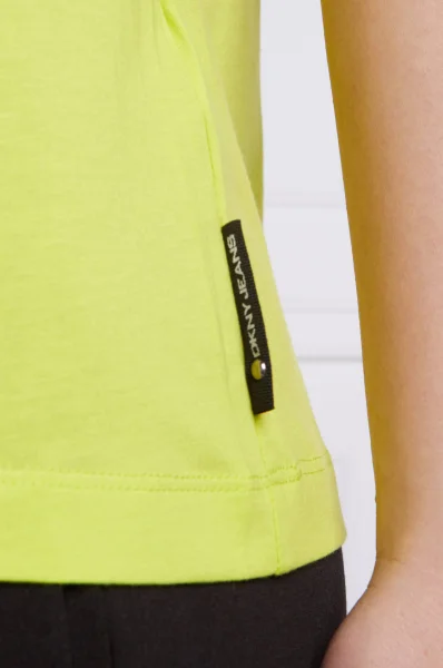 Tričko | Regular Fit DKNY JEANS limetkově zelený