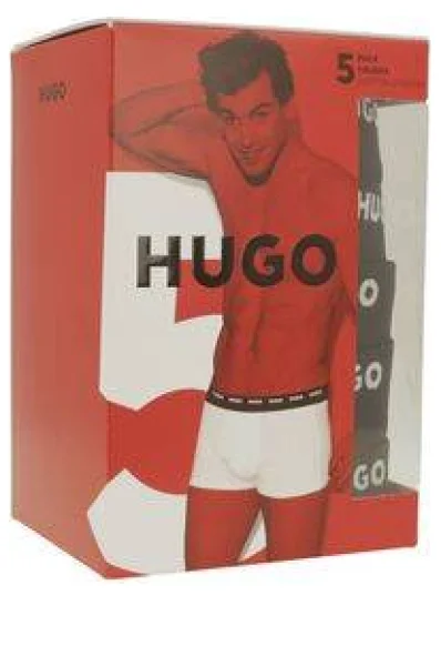 Boxerky 5-pack | Regular Fit Hugo Bodywear červený