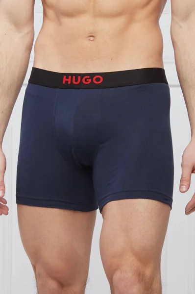 Boxerky 2-pack Hugo Bodywear tmavě modrá