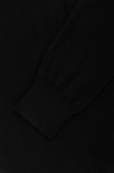 Vlněný svetr Lagerfeld černá