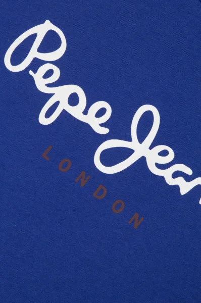 Tričko Eggo Pepe Jeans London modrá