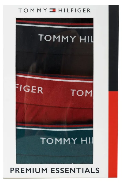 Boxerky 3 Pack Tommy Hilfiger vínový 