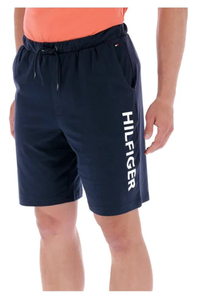 Pyžamo LOGO | Regular Fit Tommy Hilfiger korálově růžový