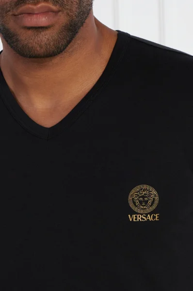 Tričko | Regular Fit | stretch Versace černá