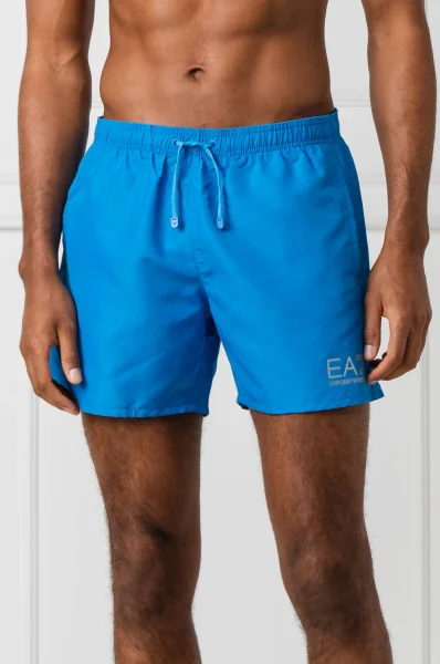 Koupací šortky | Regular Fit EA7 modrá