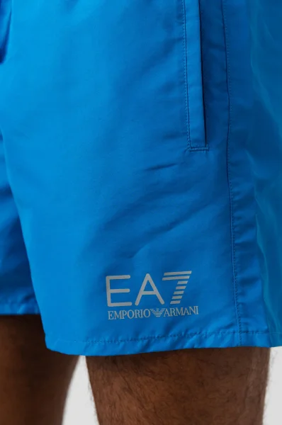Koupací šortky | Regular Fit EA7 modrá