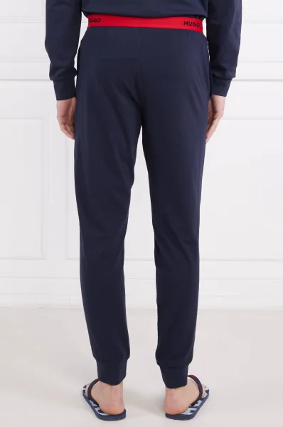 Kalhoty k pyžamu | Regular Fit Hugo Bodywear tmavě modrá