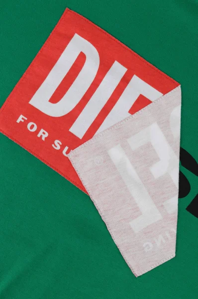 Tričko Diego | Slim Fit Diesel zelený