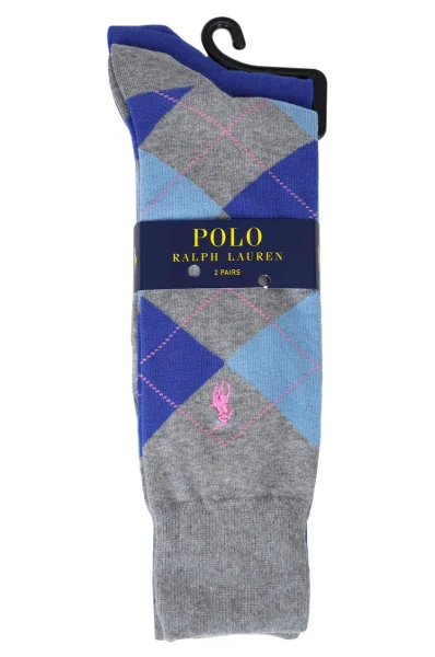 Ponožky 2-pack POLO RALPH LAUREN šedý