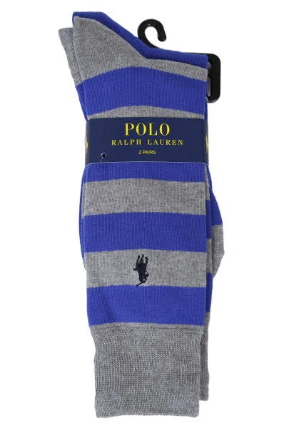Ponožky 2-pack POLO RALPH LAUREN modrá