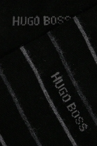 Ponožky Fine Stripe 2-pack BOSS BLACK černá