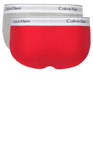 Slipy 2-pack Calvin Klein Underwear červený