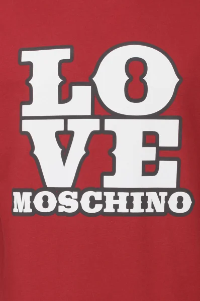 MIKINA Love Moschino červený