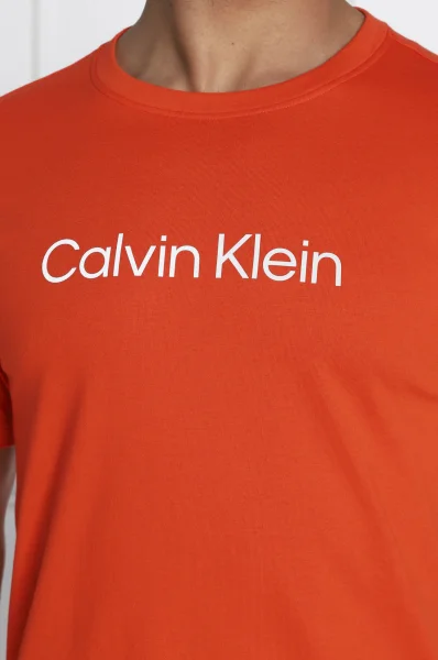 Tričko | Regular Fit Calvin Klein Performance oranžový