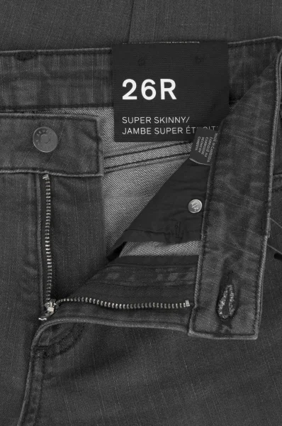 Džíny J01 | Super Skinny fit Armani Exchange grafitově šedá