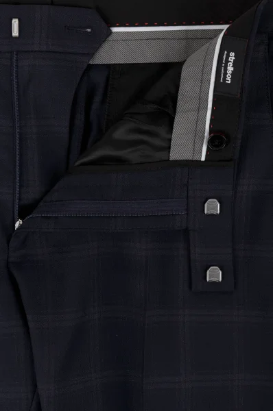 Vlněné kalhoty Madden | Slim Fit Strellson tmavě modrá