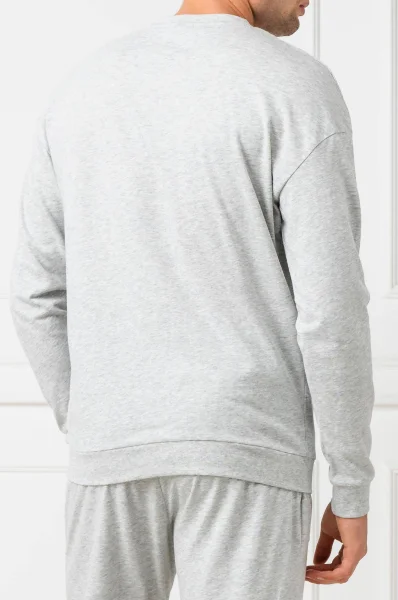 Tričko s dlouhým rukávem authentic | Regular Fit BOSS BLACK šedý