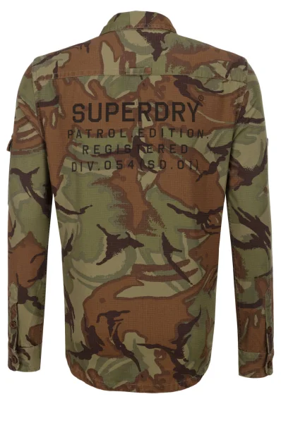 Košile Patch Patrol | Regular Fit Superdry khaki