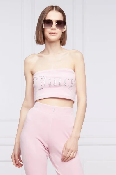 Top | Cropped Fit Juicy Couture pudrově růžový