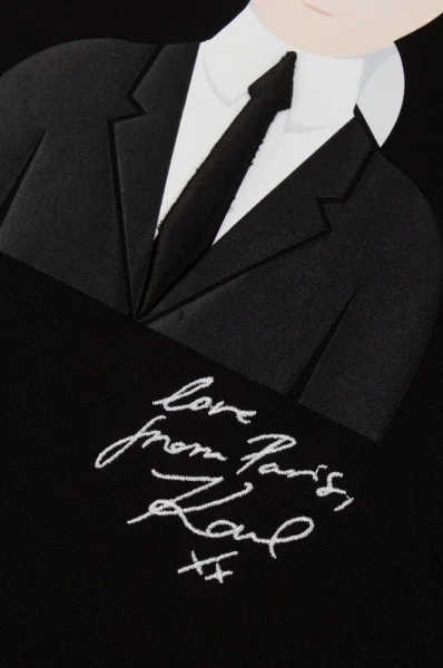 MIKINA KARL IN PARIS Karl Lagerfeld černá