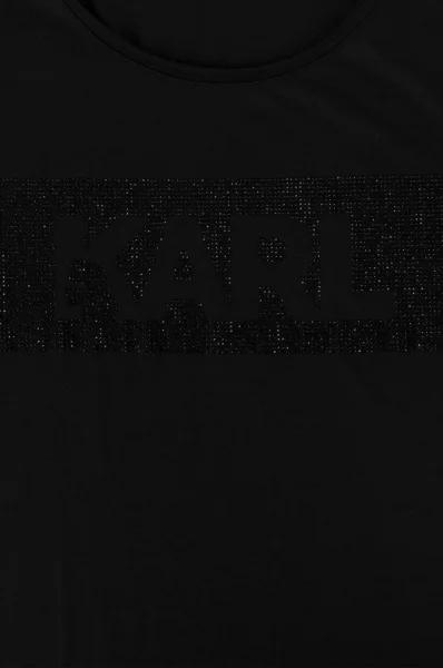 Halenka Karl Rhinestone Logo Karl Lagerfeld černá